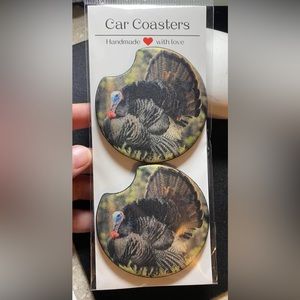 Turkey - Car Coasters 2 pack